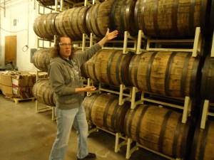 Jeff Presents Barrels For Aging